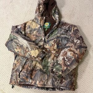 Cabela's Camouflage Performance 1/2 Zip Hooded Insulated Pull-Over